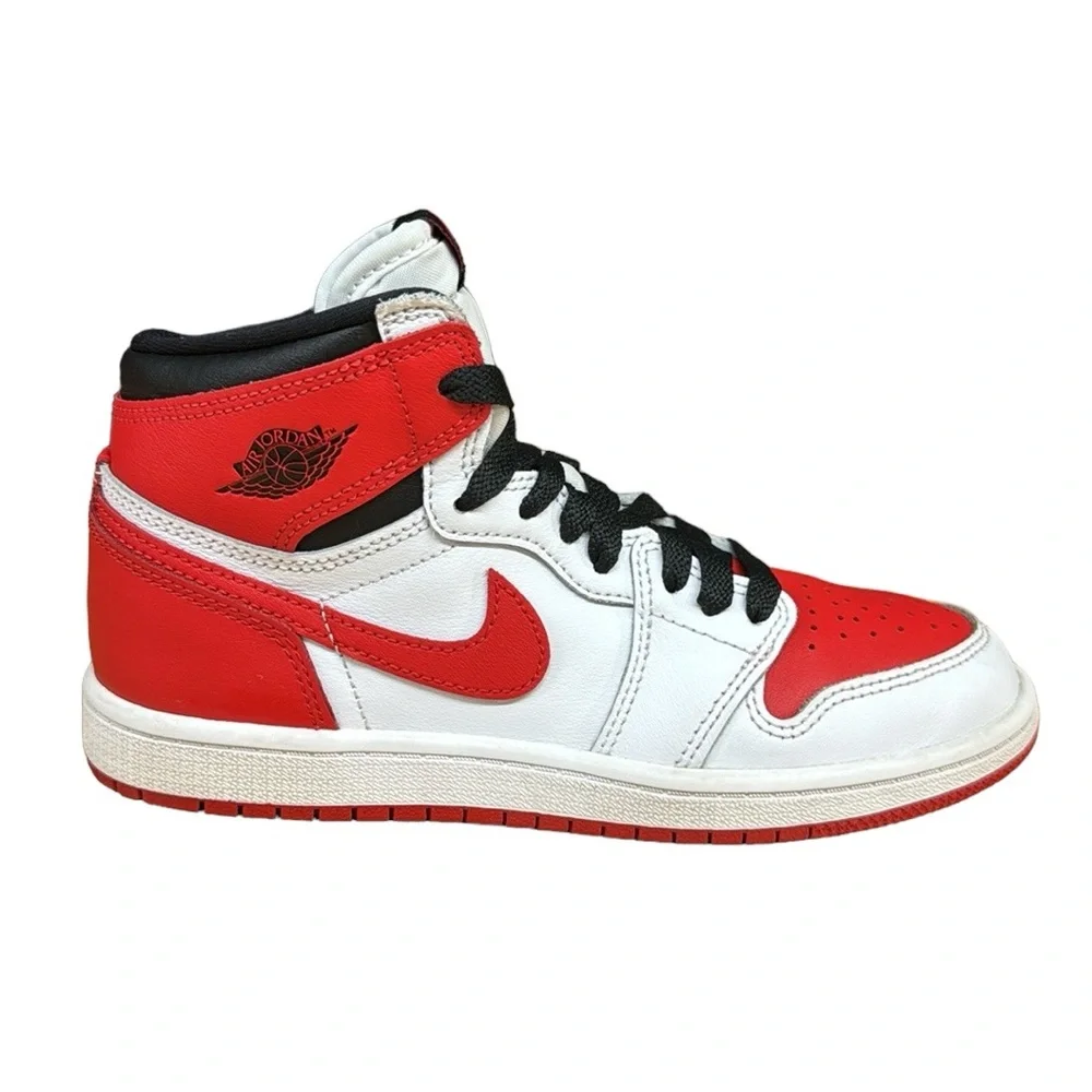 Nike Air Jordan 1 Retro High OG PS 'Heritage' Red White AQ2664-161 Size 3Y Wms 5
